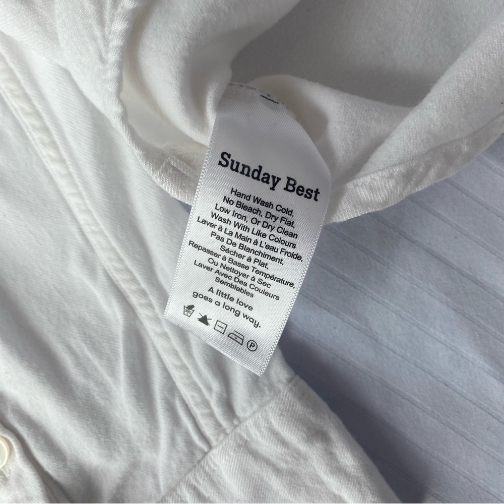 ARITZIA Sunday Best Montana Long Sleeve Shirt Size Small - Picture 7 of 8